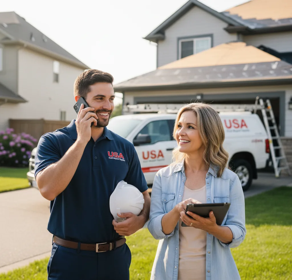 USA Roof Repair Experts customer support in Purcellville